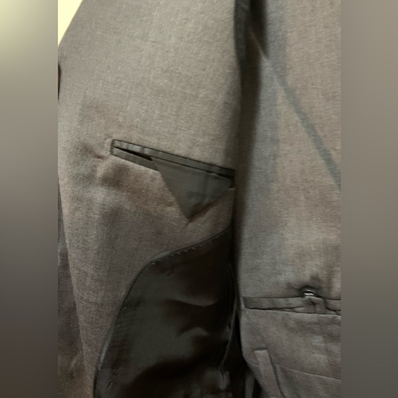 Banana Republic Gray Wool Blend 3 Button 2 Piece Suit Men's Size 40R Pants 32/32 - Picture 2 of 7